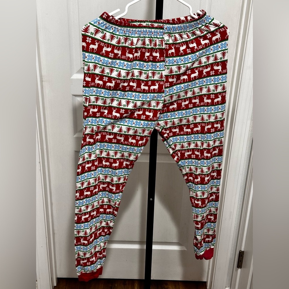 Coral bee size small Christmas cotton pants